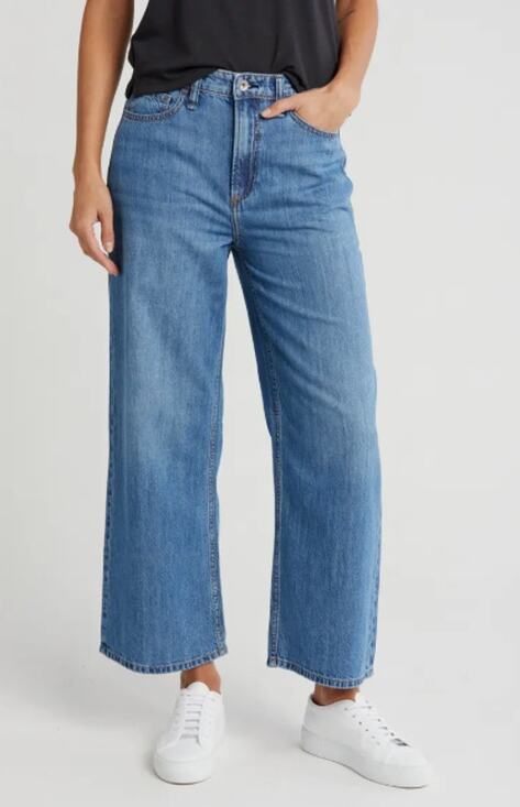 rag & bone Denim - rag & bone Lori Mid-rise Crop Medium Wash Jeans Women's Sz 26